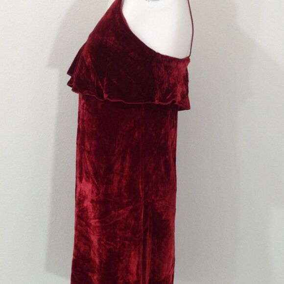 Alice + Olivia Velvet Slip Mini Dress Spaghetti Strap Mini Dress Size XS - Picture 3 of 7